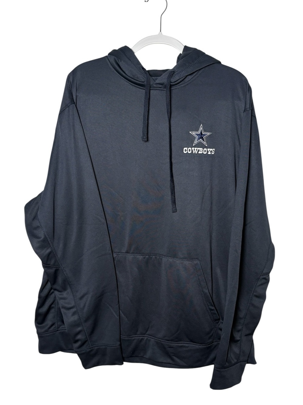 Dunbrooke Dallas Cowboys Hoodie Men’s 2XL Navy Fleece Lined Lightweight NFL